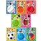 Wrapables Make a Face Stickers, Make Your Own Animal, Food, Dress-Up Stickers, DIY Craft Activities, Party Favors (24 Sheets), Sports Balls